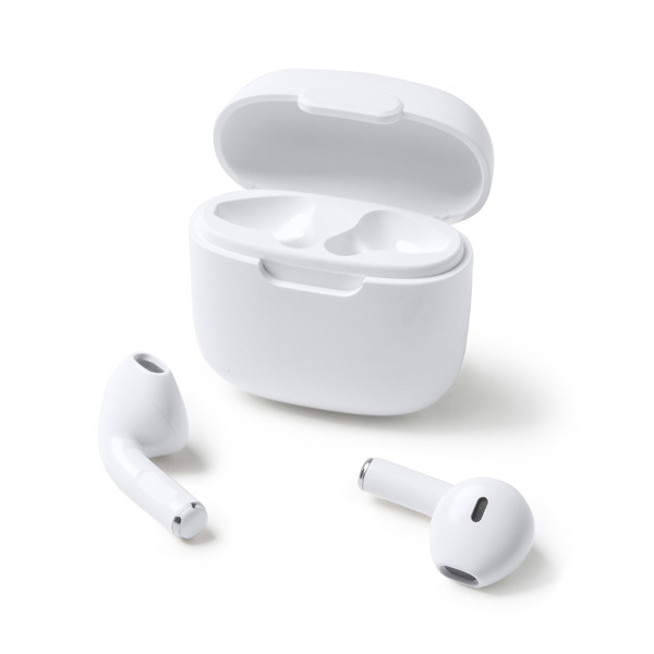 Auriculares inalámbricos Bluetooth personalizados con estuche de carga