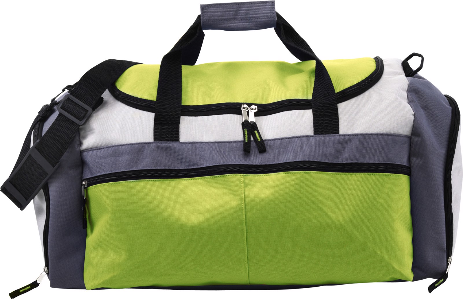 Polyester (600D) sports bag - Lime