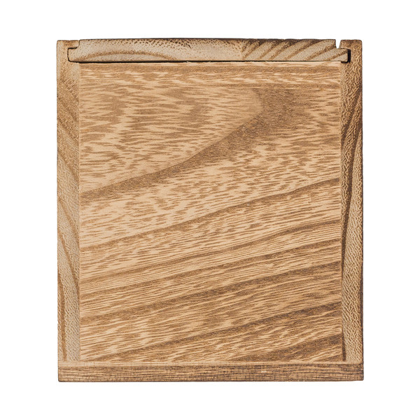 Silia candle in a wooden box