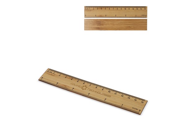 Bamboo ruler 15cm