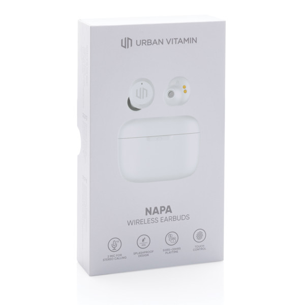 Urban Vitamin Napa earbuds - White