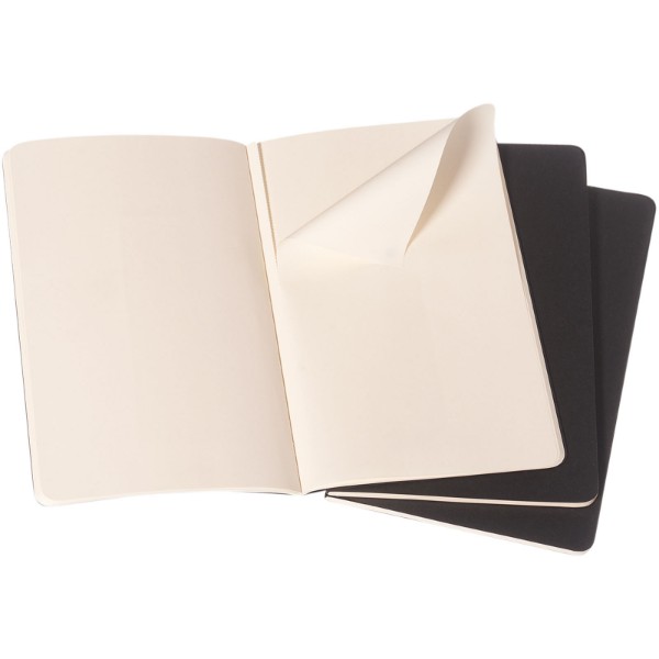 Moleskine Cahier Journal L - plain - Solid Black