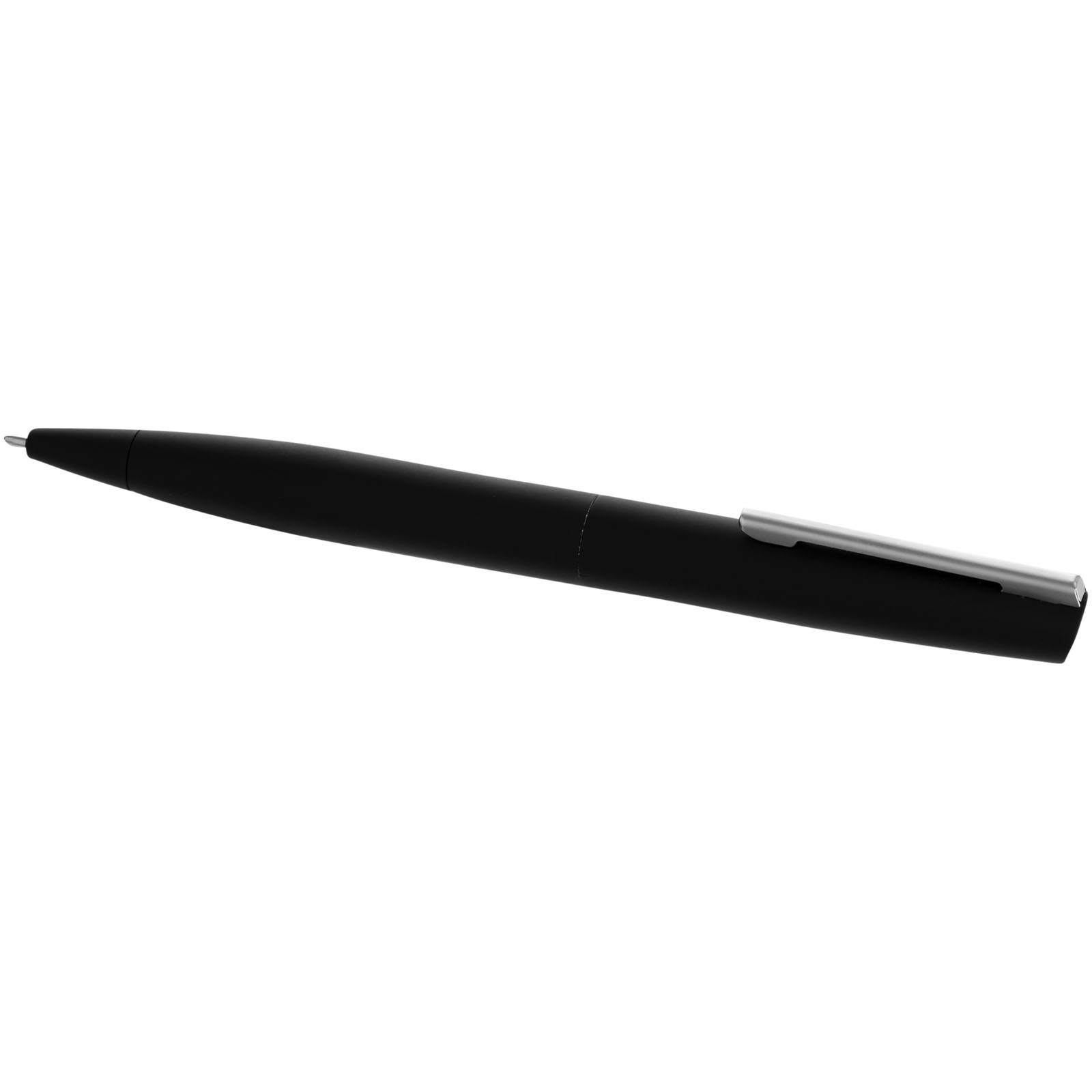 Milos soft-touch ballpoint pen - Solid Black