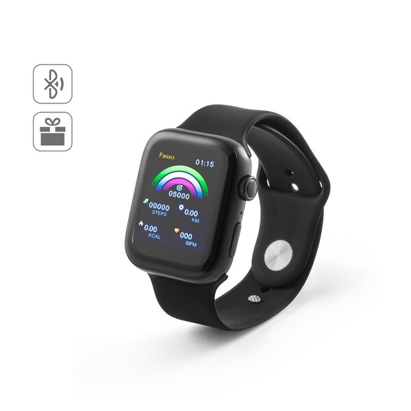 Smartwatch com ecrã 1.85", IPX4, 3 dias de autonomia e pulseira em Silicone - WILES