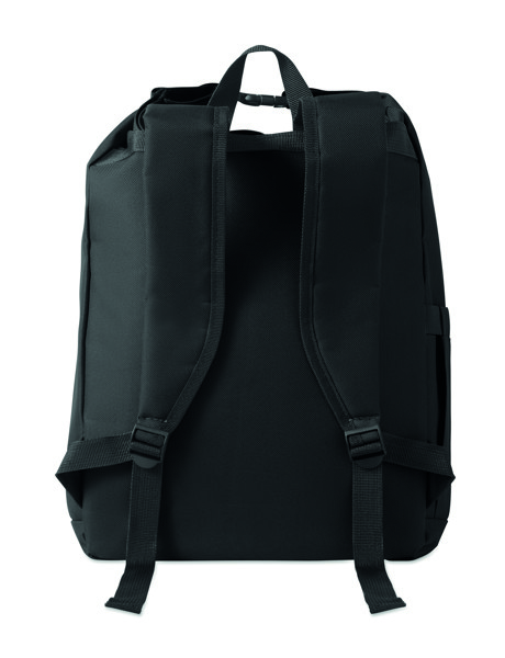 15 col rolltop laptop hátizsák Uniton - Fekete