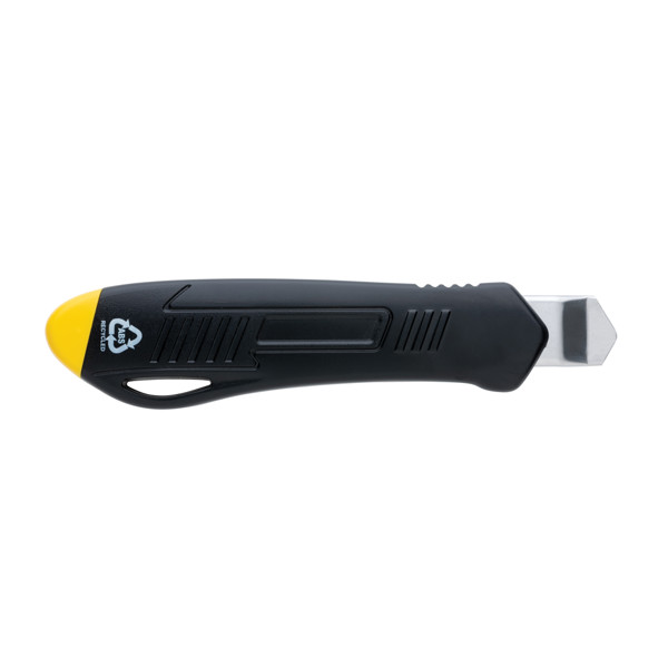 Refillable RCS recycled plastic professional knife - Yellow