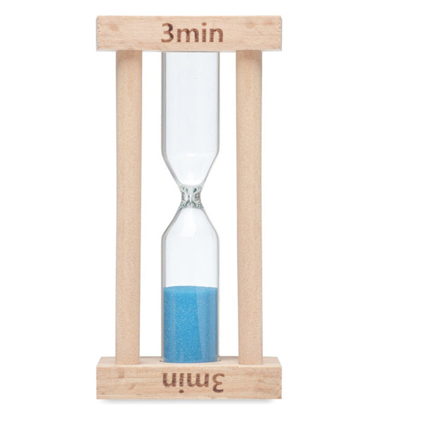 MB - Wooden sand timer 3 minutes Ci