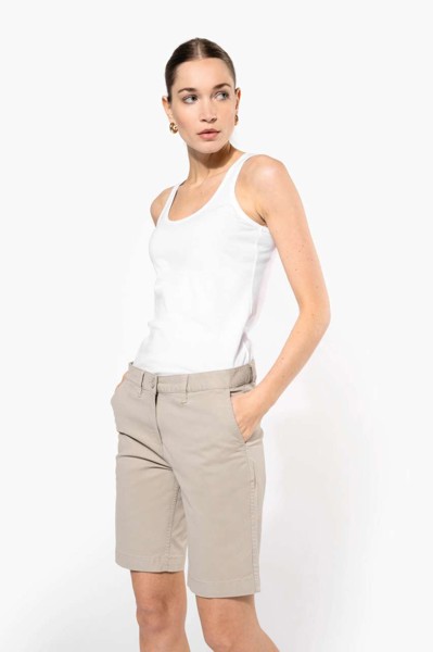 Ženske chino bermude - White / 36