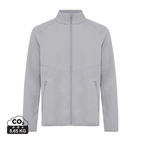 Polaire à zip en polyester recyclé Iqoniq Talung - Storm Grey / XS