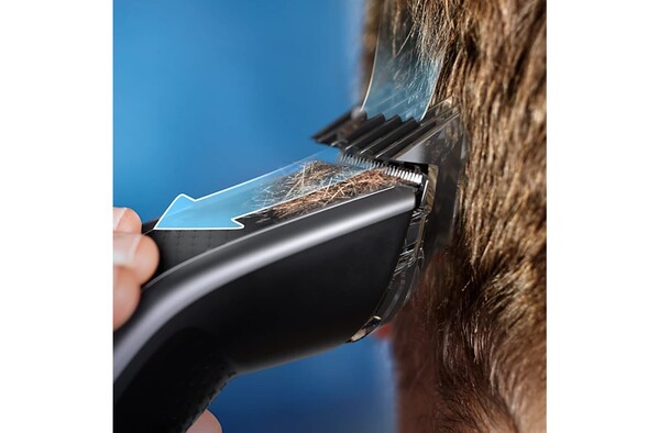 HC7650|Philips Washable cordless hair clipper with accessories - Dark gun metal