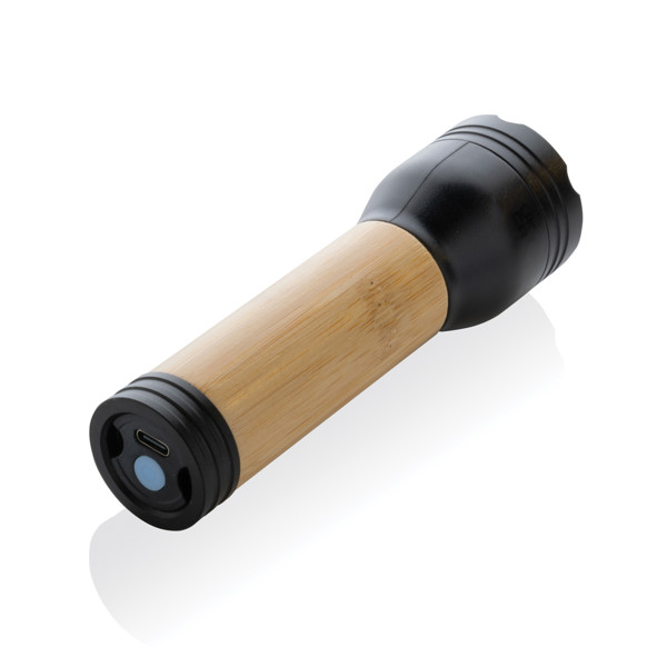 Lucid 3W RCS certified recycled plastic & bamboo torch