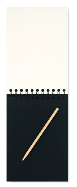 Scratching paper notebook Black
