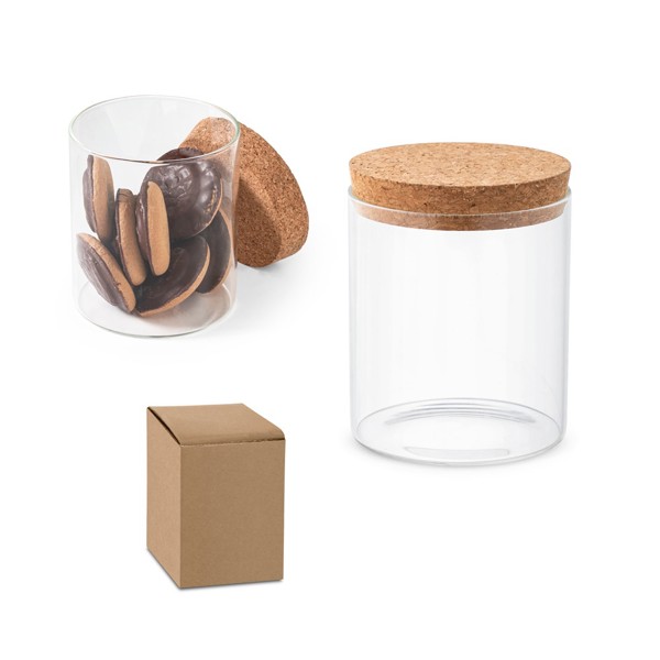 SPICE 380. Bouteille en verre borosilicate et bouchon en liège 380 mL