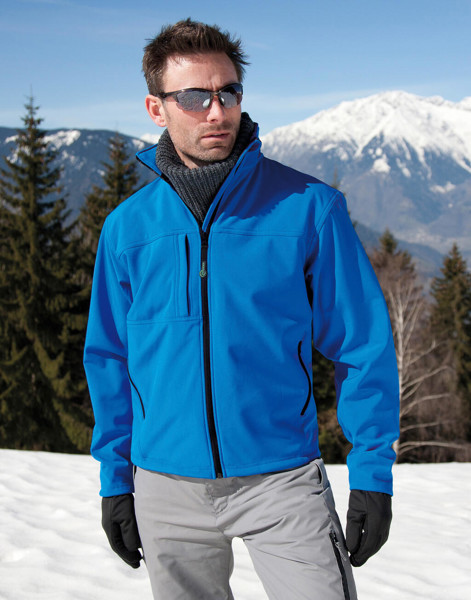 Men's Classic Softshell Jacket - Grey / 2XL