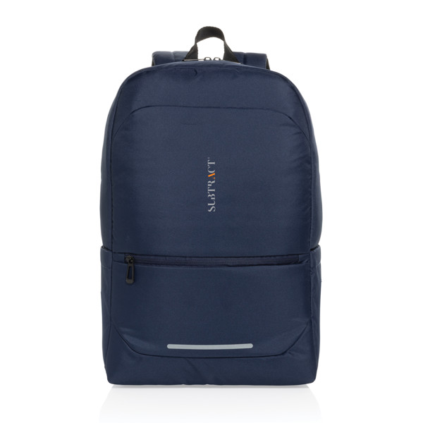 Sac à dos ordinateur 15,4" en rPET AWARE™ CityPack - Bleu Marine