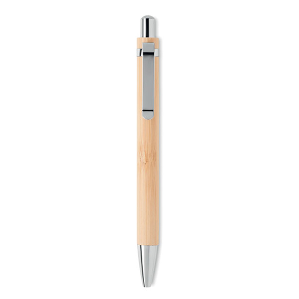 Sumless inkless pen, bamboo barrel, 135 mm length