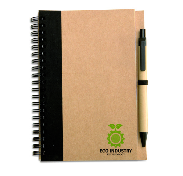 Blocnotes carta riciclata Sonora Plus - Nero