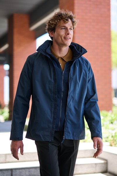 Classic 3-In-1 Waterproof Jacket - Black / Black / XS