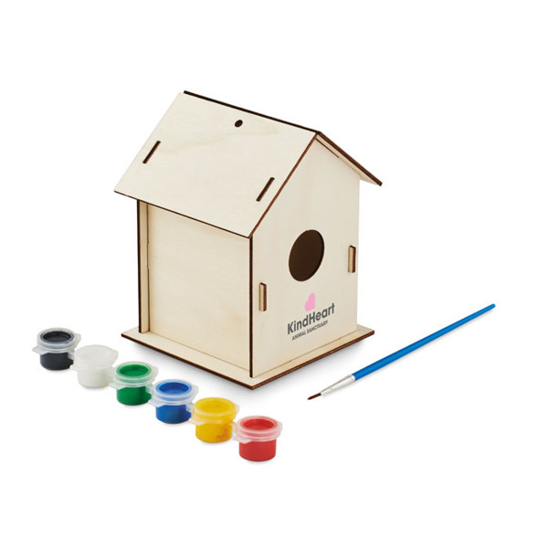 DIY wooden bird house kit Painthouse