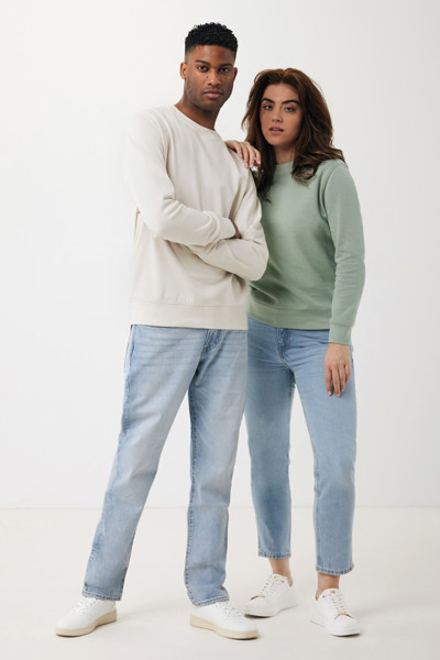 Lehká mikina Iqoniq Etosha z recykl. bavlny - Iceberg Green / XL