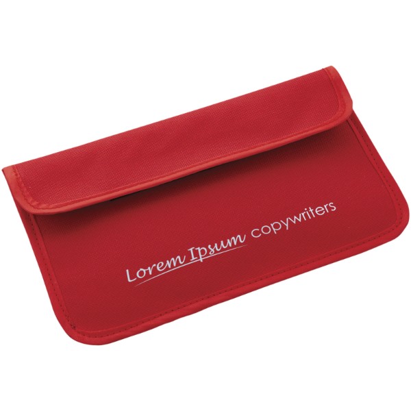 Chamber RFID blocker phone case - Red