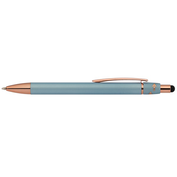 Orbit Spinner Metall Kugelschreiber - m/Stylus - Stahlblau / Laser