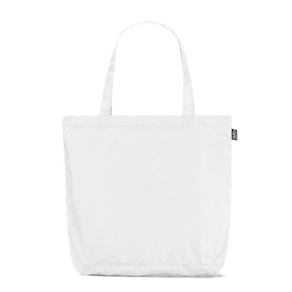 SKYLAR. Součástí je deštník 2 v 1 s nákupní taškou z recyklovaného polyesteru - Bílá