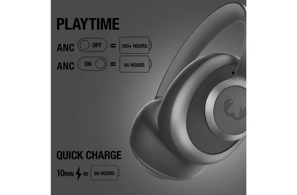 Fresh 'n Rebel Clam Ace 2 Over-Ear ANC Headphone - Dark Grey