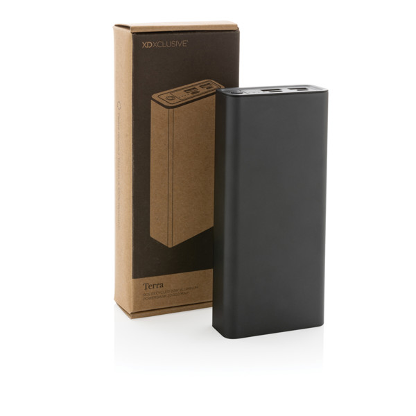 Terra RCS recycled 20W aluminium powerbank 20.000 mAh