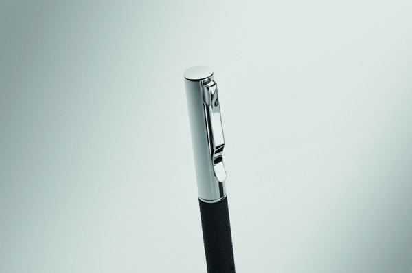 Kovinsko vrtljivo pero Scribi, detajl RPET, darilna škatla