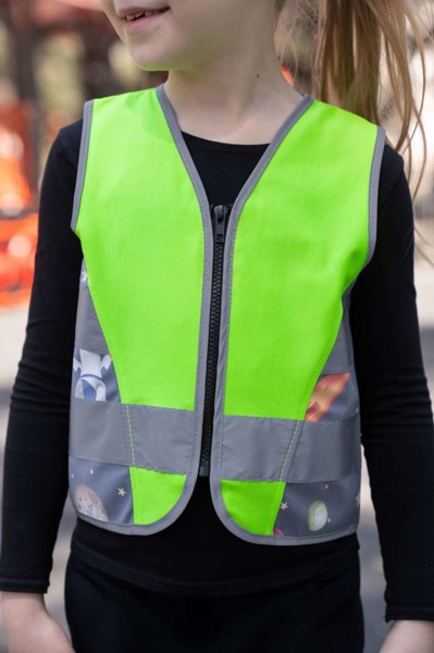 Children’S Safety Vest - Action - Blue / Alien / XS