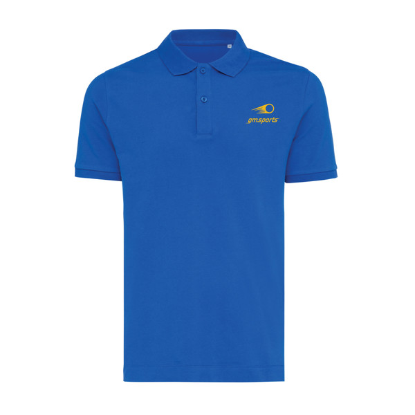 Iqoniq Yosemite polo majica, recikliran, organski bombaž, 220 g/m² - Kraljeva modra / 5XL