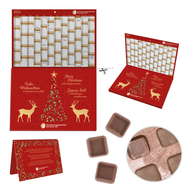 Reinpapier® A5-Cover Adventskalender