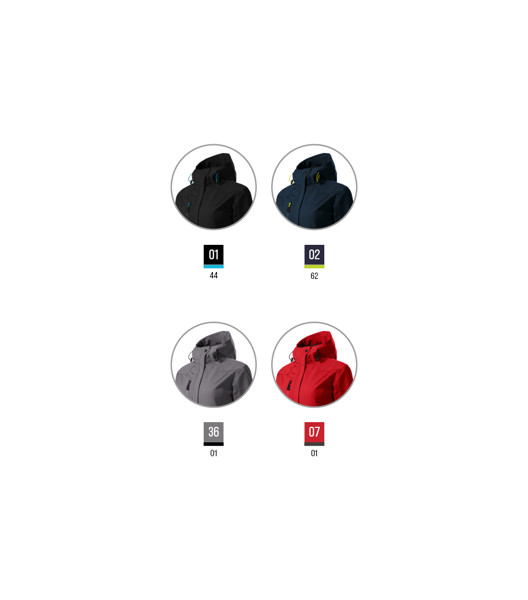 Softshellová Bunda Dámská Malfini® Nano - Červená / 2XL