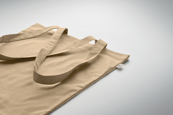Sac shopping en coton recyclé Viveka Colour - Kaki