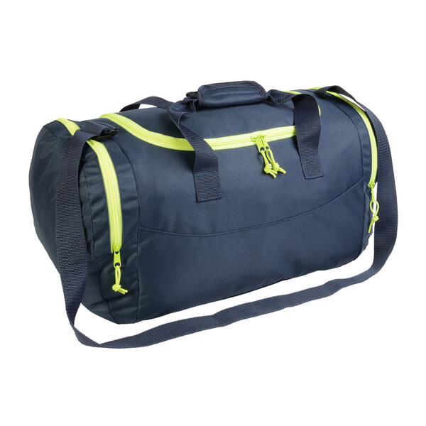 Sporttasche Aus 600D Polyester Mit Schuhfach - Blaugelb