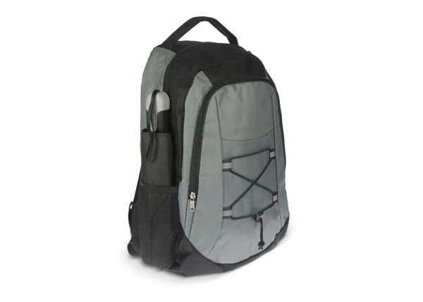 Backpack with drawcord detail R-PET 25L - Grey