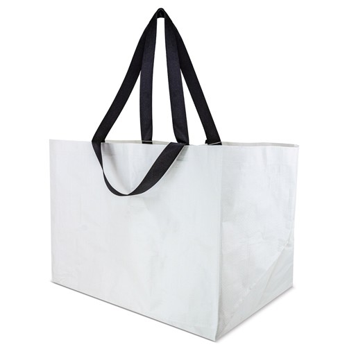 SAC EXTRA GRAND PP LAMINÉ “MERLIN” - Blanc