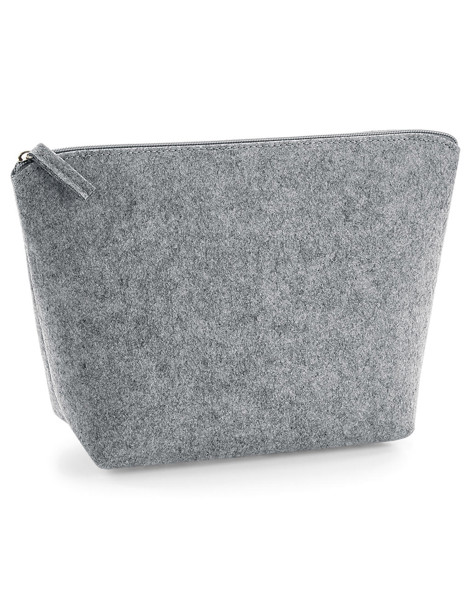 Felt Accessory Bag - Soft White / M