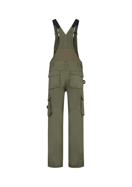 Pracovné nohavice s trakmi unisex Tricorp Bib & Brace Twill Cordura - Army / 52