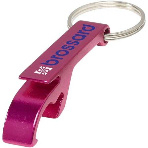 Tao bottle and can opener keychain - Magenta