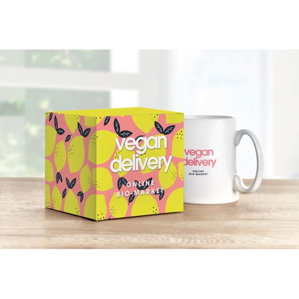 Gift box for mugs, sublimation, 105x100x100mm