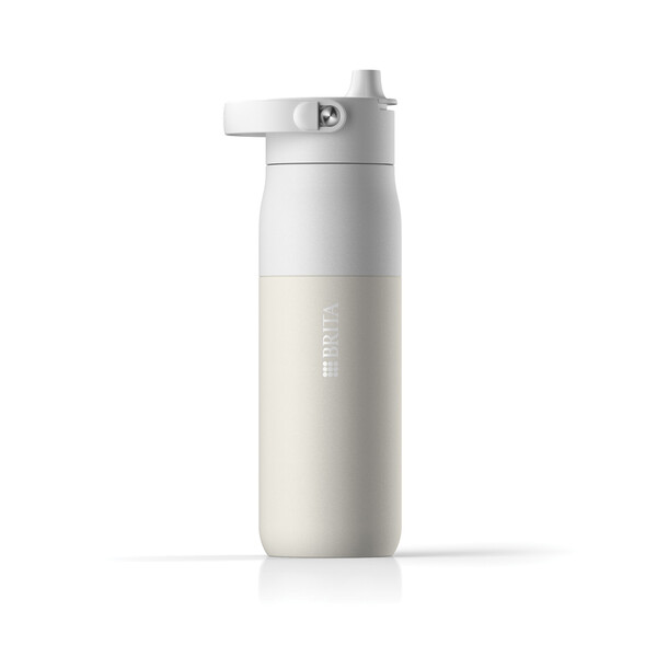 Láhev BRITA LARQ iQ Track s čištěním a filtrací vody, 680 ml - Bílá