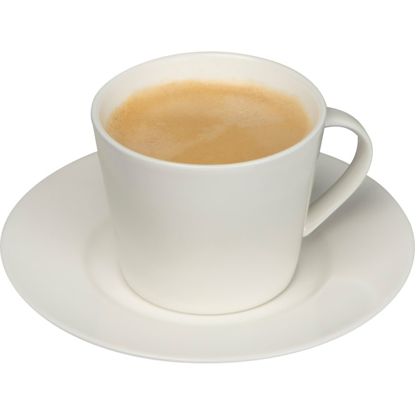 Cup with saucer 175 ml LYNN - White