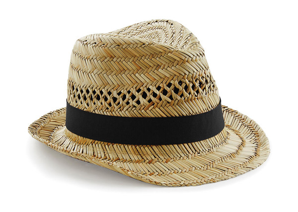 Straw Summer Trilby - Natural / S/M