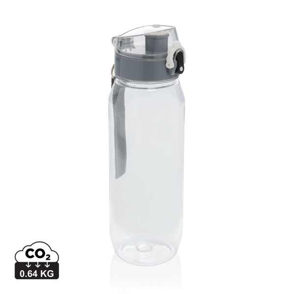 Yide RCS Recycled PET leakproof lockable waterbottle 800ml - Transparent