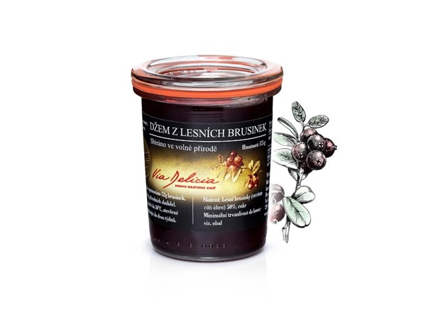 Džem z lesných brusníc 175g