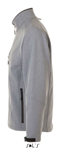 Sol's Relax - Men's Softshell Zipped Jacket - Grey Melange / 3XL