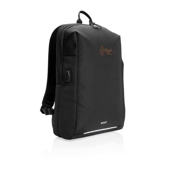 Swiss Peak backpack, 15.6in laptop, USB A, RFID