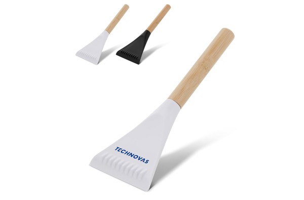 Ice Scraper Bamboo &amp; R-PP - White
